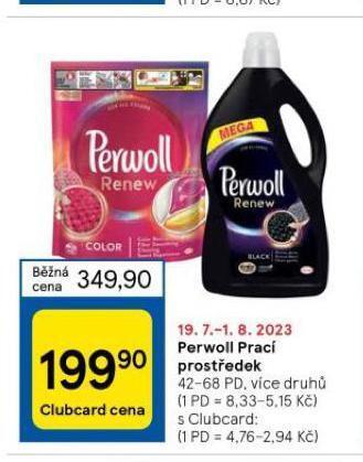 Tesco Perwoll speciální gel na praní nabídka