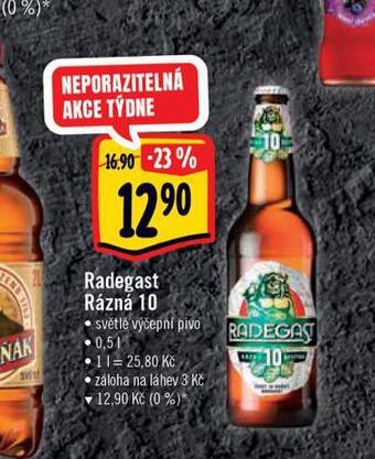 Albert Pivo radegast nabídka