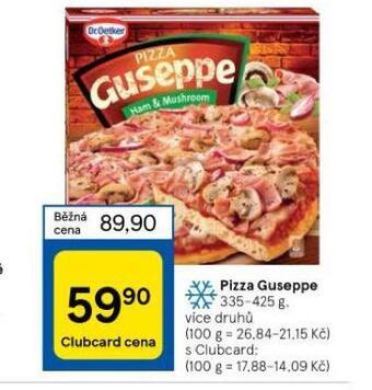 Tesco Pizza guseppe nabídka