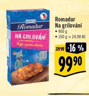 Albert Romadur na grilování nabídka