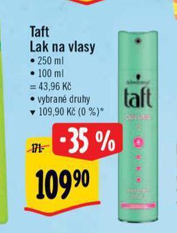 Albert Taft lak na vlasy nabídka