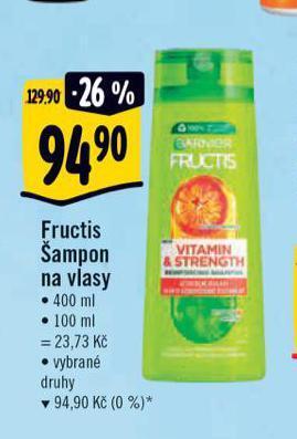 Albert Fructis šampon na vlasy nabídka