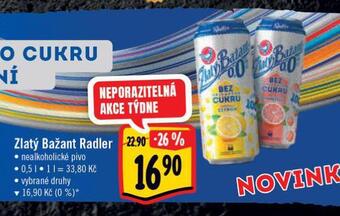 Albert Zlatý bažant radler nabídka