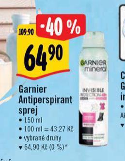 Albert Garnier antiperspirant nabídka