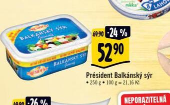 Albert Président balkánský sýr nabídka