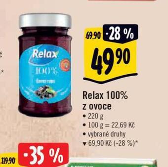 Albert Relax 100% z ovoce nabídka