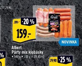 Albert Párty mix klobásky nabídka