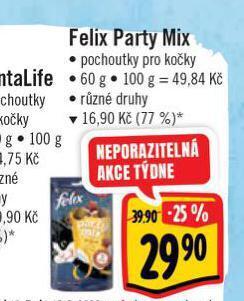 Albert Felix party mix pochoutky pro kočky nabídka