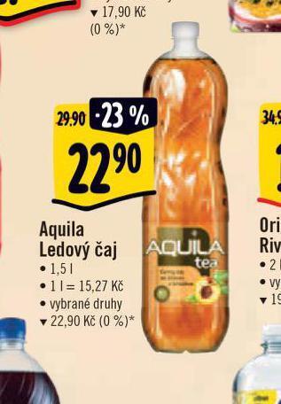 Albert Aquila ledový čaj nabídka