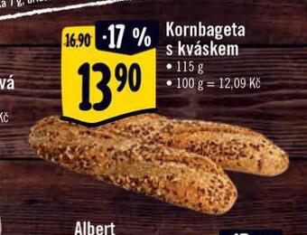 Albert Kornbageta s kváskem nabídka