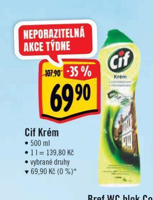 Albert Cif krém nabídka