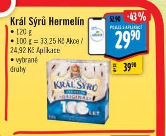 Albert Král sýrů hermelín nabídka