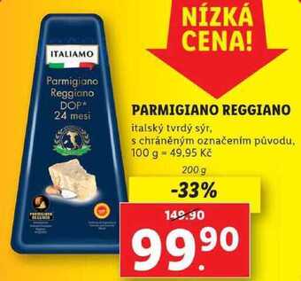 Lidl Parmigiano reggiano, 200 g nabídka