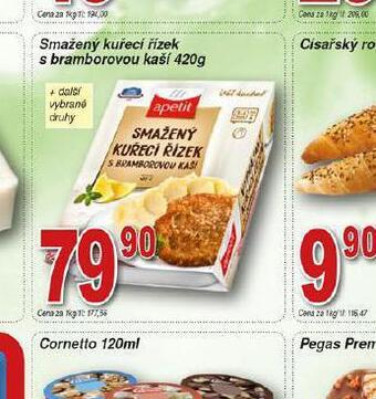 Hruška Smažený kuřecí řízek s bramborovou kaší nabídka