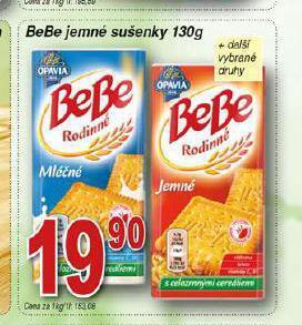 Hruška Bebe jemné sušenky nabídka