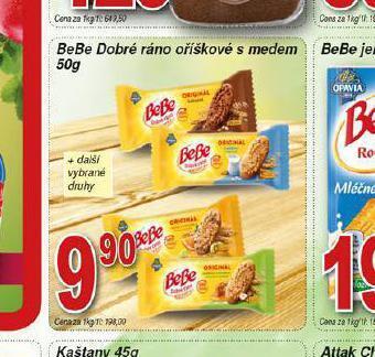 Hruška Bebe dobré ráno oříškové s medem nabídka
