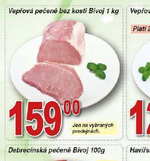 Hruška Vepřová pečeně bez kosti nabídka