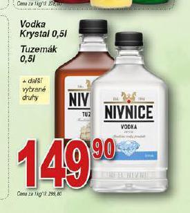 Hruška Vodka krystal nabídka