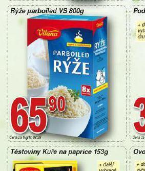 Hruška Vitana rýže parboiled nabídka