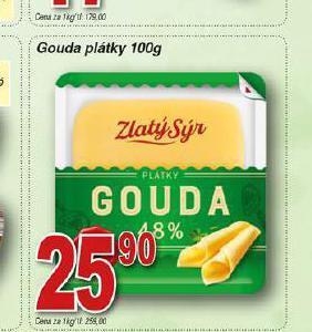 Hruška Gouda plátky nabídka