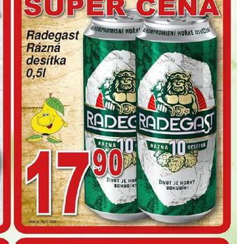 Hruška Pivo radegast rázná 10 nabídka