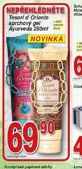 Hruška Tesori d´oriente sprchový gel ayurveda nabídka