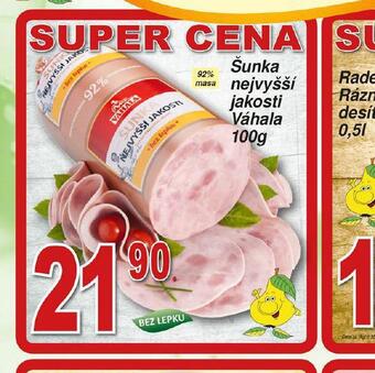 Hruška Šunka nejvyšší jakosti nabídka