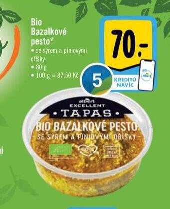 Albert Bio bazalkové pesto nabídka