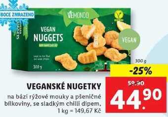 Lidl Veganské nugetky, 300 g nabídka