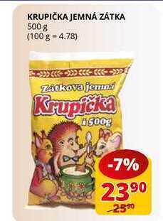 Flop Krupička jemná zátka 500 g nabídka