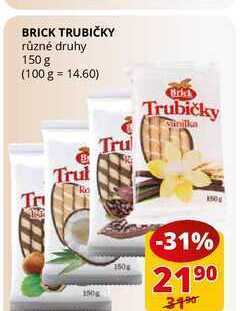Flop Brick trubičky různé druhy 150 g nabídka