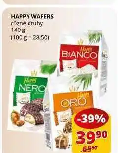 Flop Happy wafers různé druhy 140 g nabídka