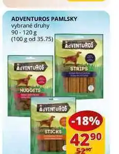 Adventuros pamlsky vybrané druhy 90-120 g