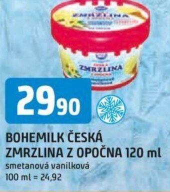 Trefa BOHEMILK ČESKÁ ZMRZLINA Z OPOČNA 120 ml nabídka