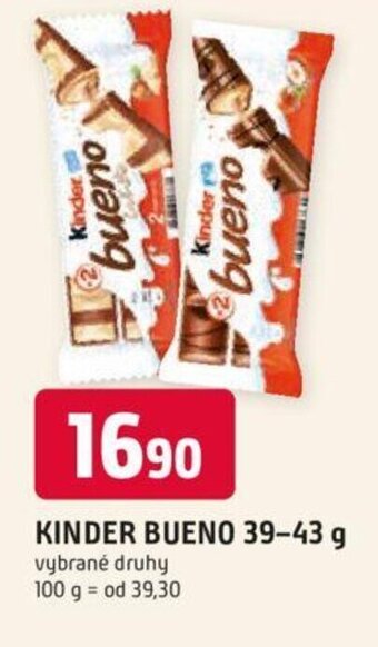 Trefa KINDER BUENO 39-43 g nabídka