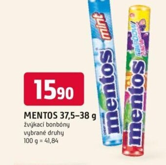 Trefa MENTOS 37,5-38 g nabídka