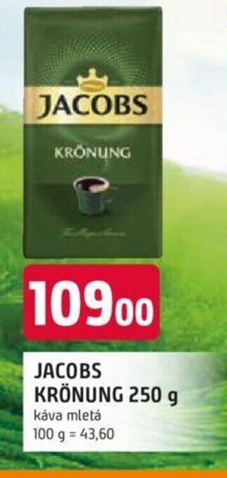 Trefa JACOBS KRÖNUNG 250 g nabídka