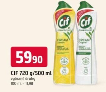 Trefa CIF 720 g/500 ml nabídka
