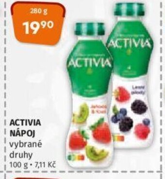 Trefa ACTIVIA NÁPOJ nabídka