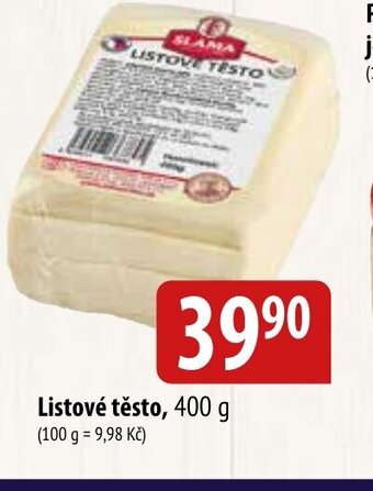 Bala Listové těsto, 400 g nabídka