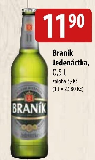 Bala Braník Jedenáctka, 0,5 L nabídka