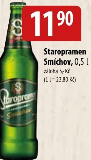 Bala Staropramen Smíchov, 0,5 L nabídka
