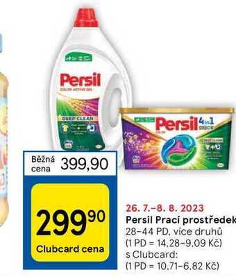 Tesco Persil prací prostředek 28-44 pd nabídka