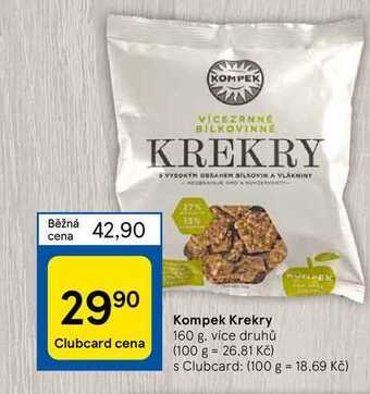 Tesco Kompek krekry 160 g nabídka