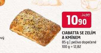 Terno Ciabatta se zelím a kmínem 85 g nabídka