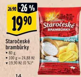 Albert Staročeské brambůrky, 80 g nabídka