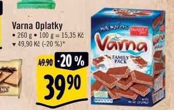 Albert Varna oplatky, 260 g nabídka
