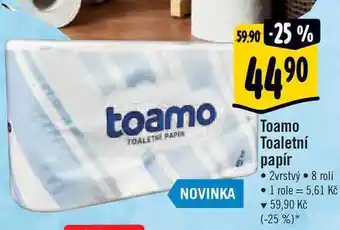 Albert Toamo toaletní papír, 8 rolí nabídka