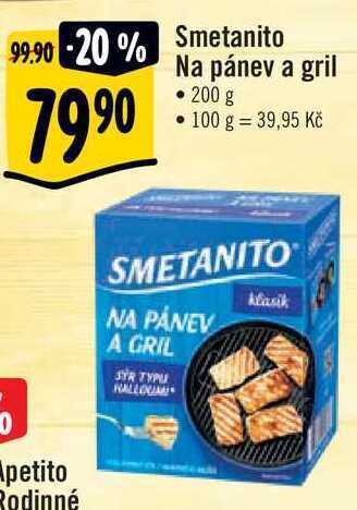 Albert Smetanito na pánev a gril, 200 g nabídka