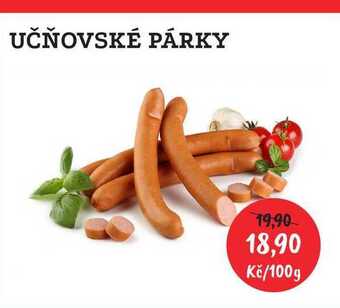 RABBIT řeznictví Učňovské párky 100g nabídka